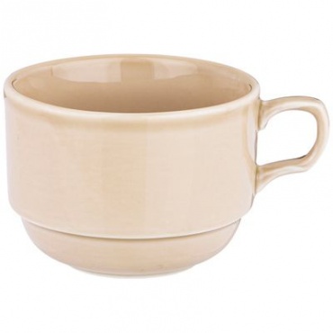 Чашка чайная 250мл, бежевая арт. Art48-830