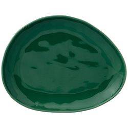 Тарелка 29х23см, зеленая арт.Art 474-117