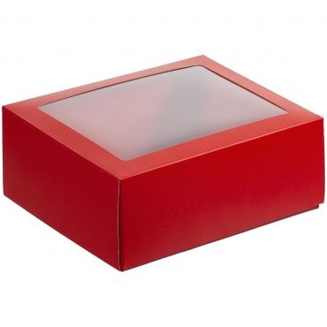Коробка с окном , красная арт.Р10886.50